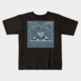 Birdies in Love Kids T-Shirt